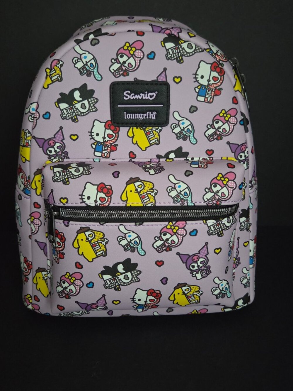 Loungefly Sanrio Hello Kitty & Friends Half Skeleton Mini Backpack Halloween